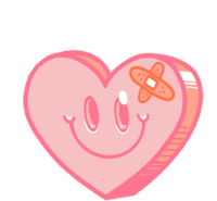 Gif animé coeur sourire